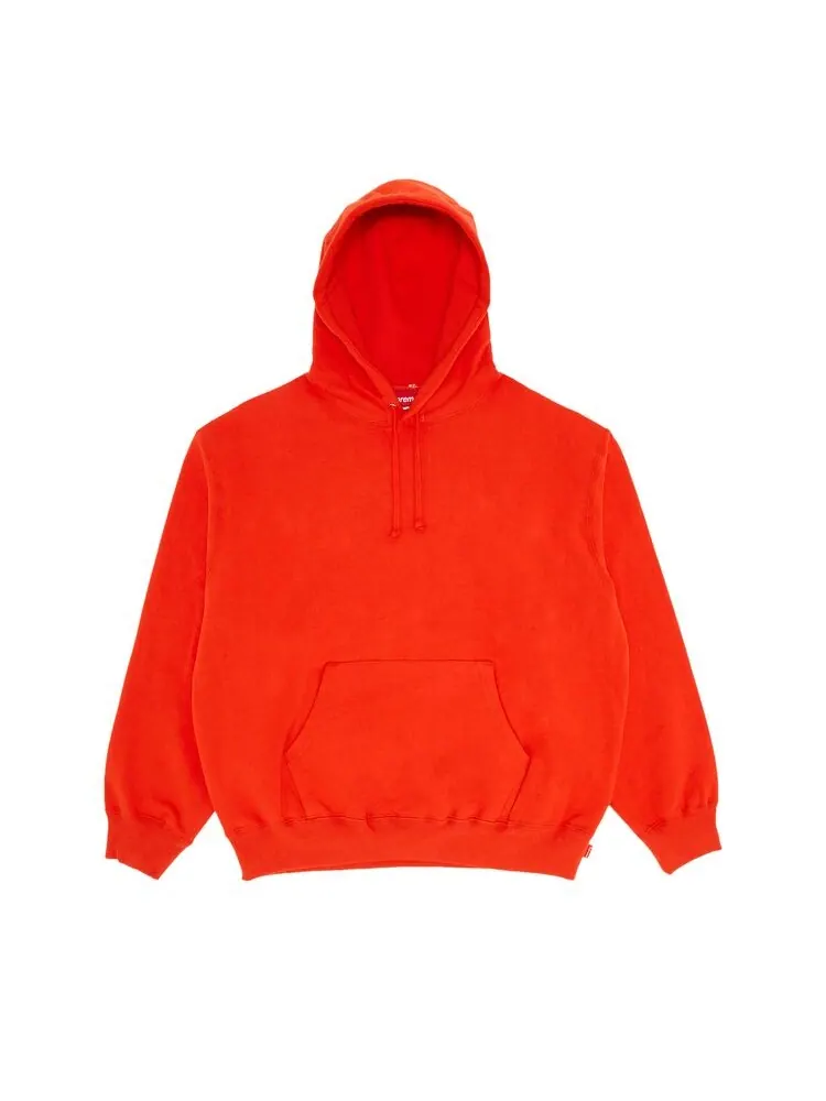 Толстовка Supreme Satin Appliqué Hooded Sweatshirt Bright Orange — изображение 1 из 3, яркий оранжевый