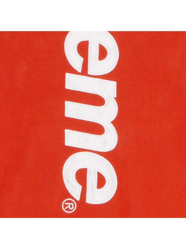Толстовка Supreme Satin Appliqué Hooded Sweatshirt Bright Orange — изображение 3 из 3, яркий оранжевый