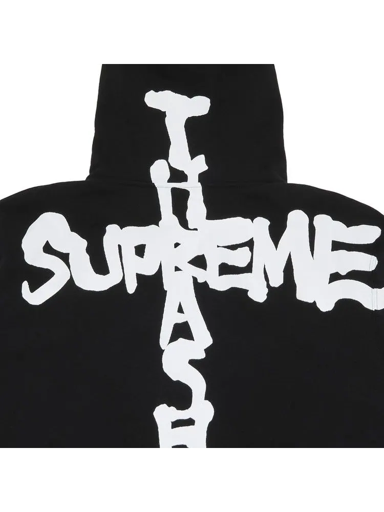 Толстовка Supreme x Thrasher Zip Up Hooded Sweatshirt — изображение 3 из 3, черный