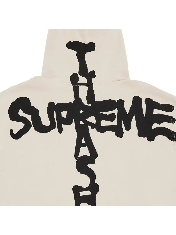 Толстовка Supreme x Thrasher Zip Up Hooded Sweatshirt Stone — изображение 3 из 3, серый