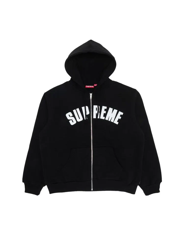 Толстовка Supreme Arc Thermal Zip Up Hooded Sweatshirt — изображение 1 из 2, черный