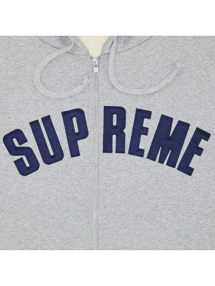 Толстовка Supreme Arc Thermal Zip Up Hooded Sweatshirt — изображение 2 из 2, серый