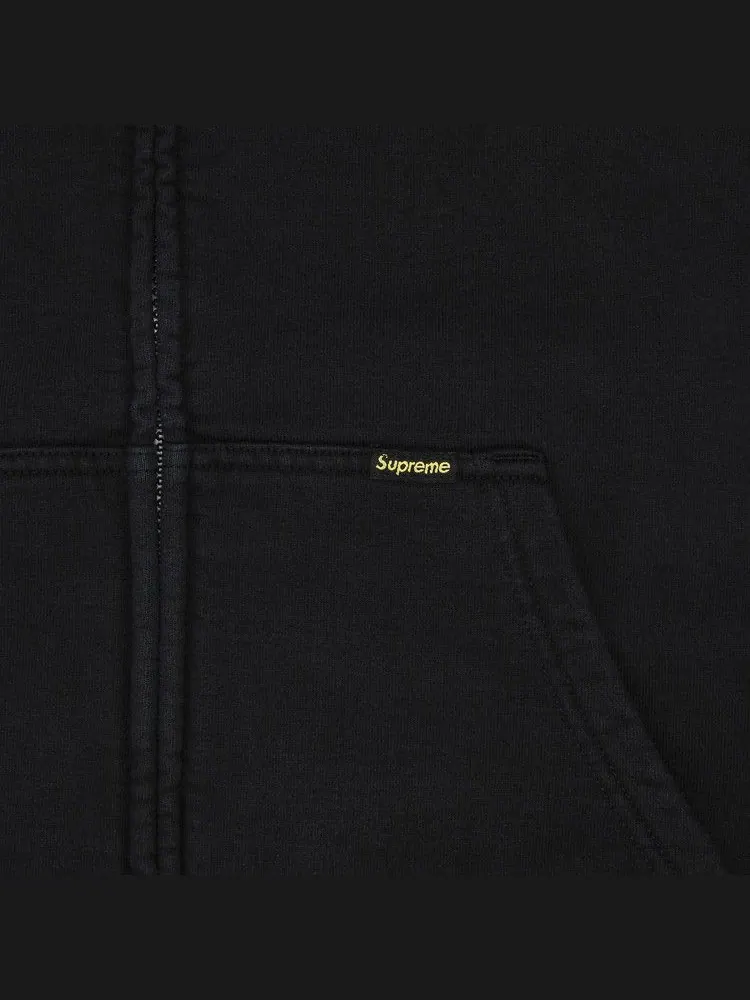 Худи Supreme Work Zip Up Hooded Sweatshirt 'Black' — изображение 2 из 2, черный