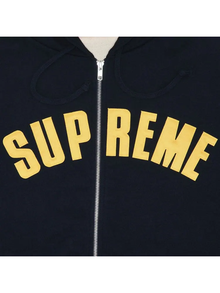 Толстовка Supreme Arc Thermal Zip Up Hooded Sweatshirt — изображение 2 из 2, темно-синий
