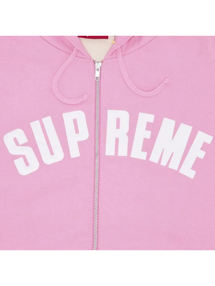 Толстовка Supreme Arc Thermal Zip Up Hooded Sweatshirt Pink — изображение 2 из 2, розовый