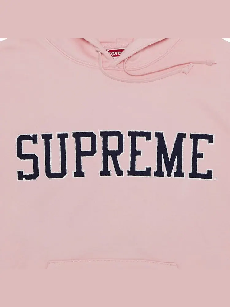 Толстовка Supreme x Mitchell & Ness NCAA Hooded Sweatshirt — изображение 3 из 3, розовый