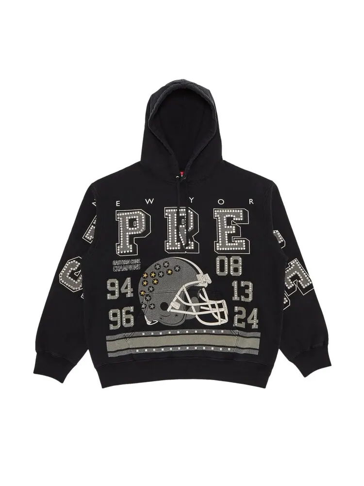 Толстовка Supreme Champions Studded Hooded Sweatshirt — изображение 1 из 2, черный