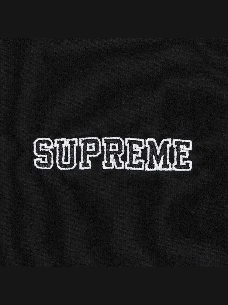 Толстовка Supreme State Zip Up Hooded Sweatshirt — изображение 3 из 3, черный