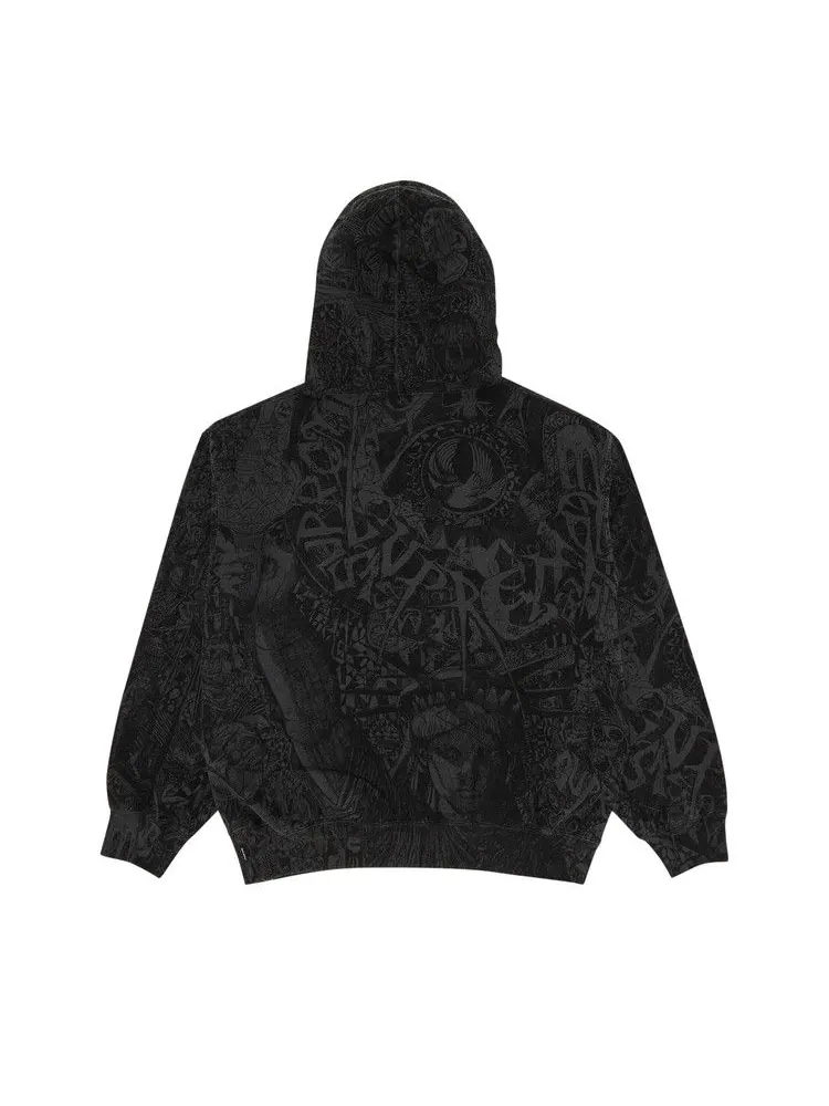 Толстовка Supreme Liberty Hooded Sweatshirt — изображение 2 из 3, черный