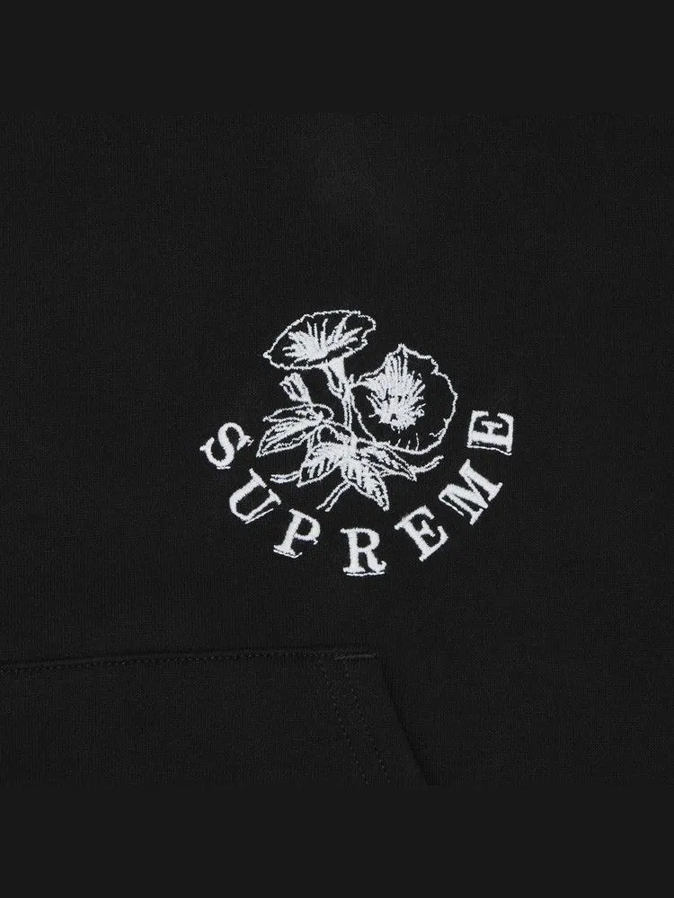 Толстовка Supreme Wild Embroidered Hooded Sweatshirt — изображение 3 из 3, черный
