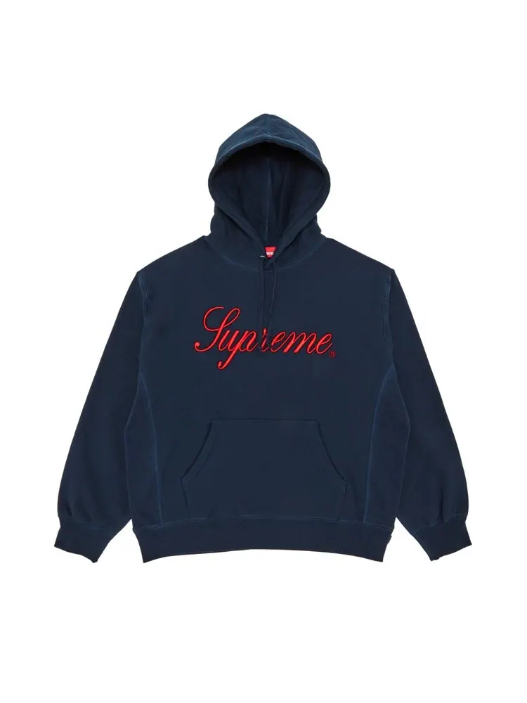 Толстовка Supreme Embroidered Script Hooded Sweatshirt