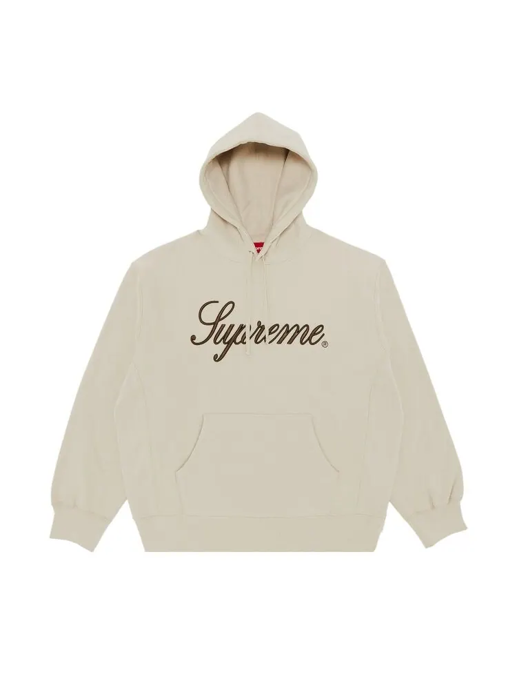 Толстовка Supreme Embroidered Script Hooded Sweatshirt
