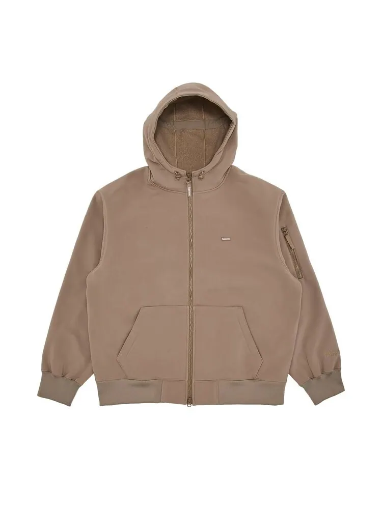 Толстовка Supreme WINDSTOPPER Zip Up Hooded Sweatshirt Taupe