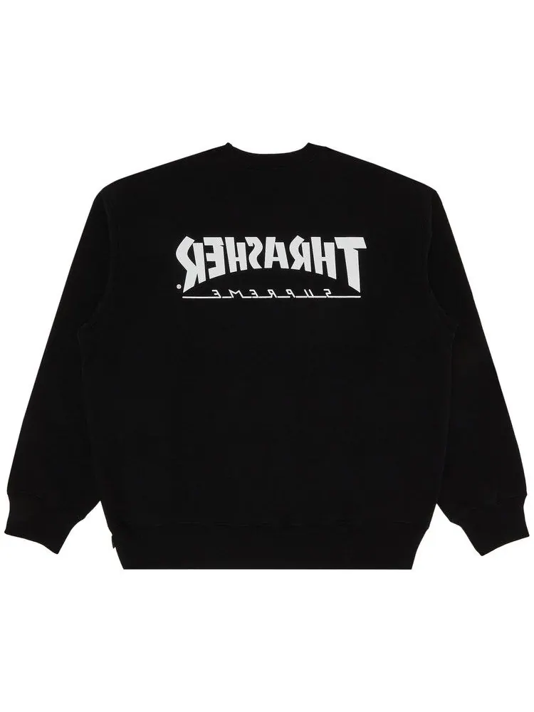 Свитер Supreme x Thrasher Crewneck — изображение 2 из 3, черный