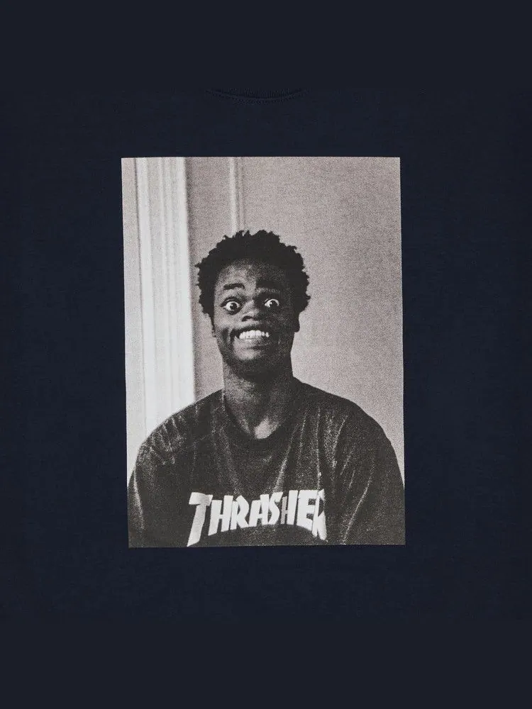 Свитер Supreme x Thrasher Crewneck — изображение 3 из 3, темно-синий