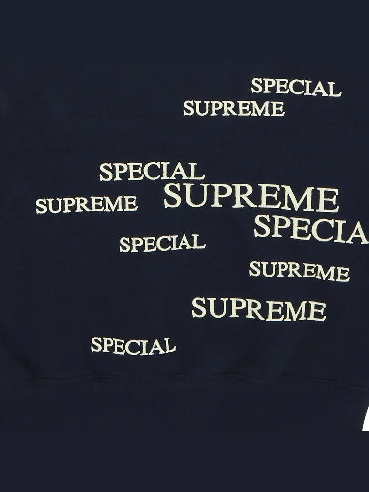 Толстовка Supreme Special Zip Up Hooded Sweatshirt — изображение 3 из 3, темно-синий