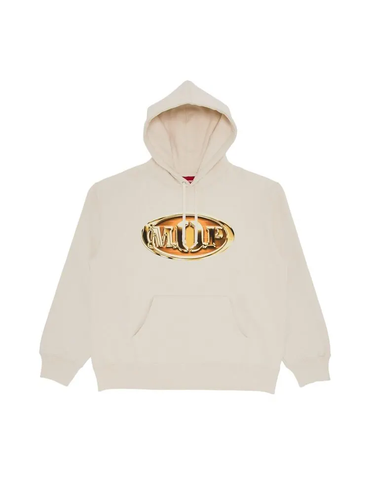 Толстовка Supreme M.O.P. Hooded Sweatshirt Natural