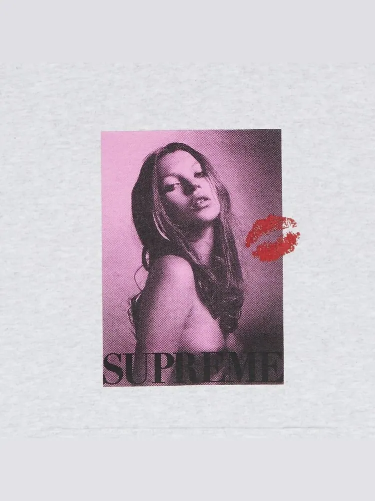 Толстовка Supreme Kate Moss Hooded Sweatshirt Ash Grey — изображение 2 из 2, серый