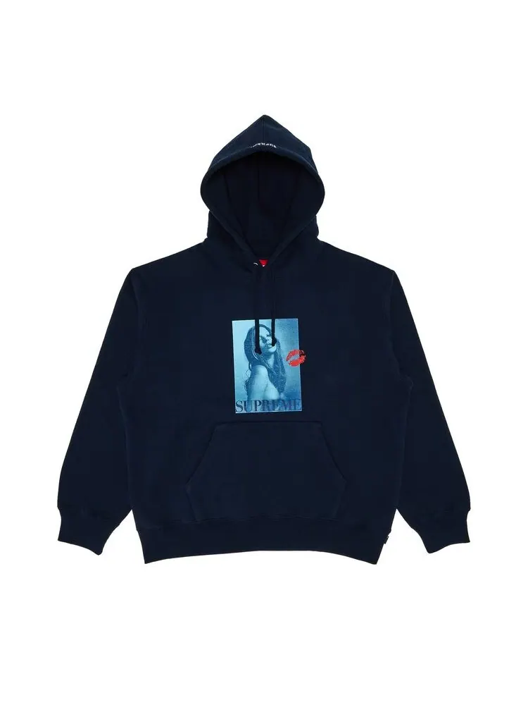 Толстовка Supreme Kate Moss Hooded Sweatshirt Navy