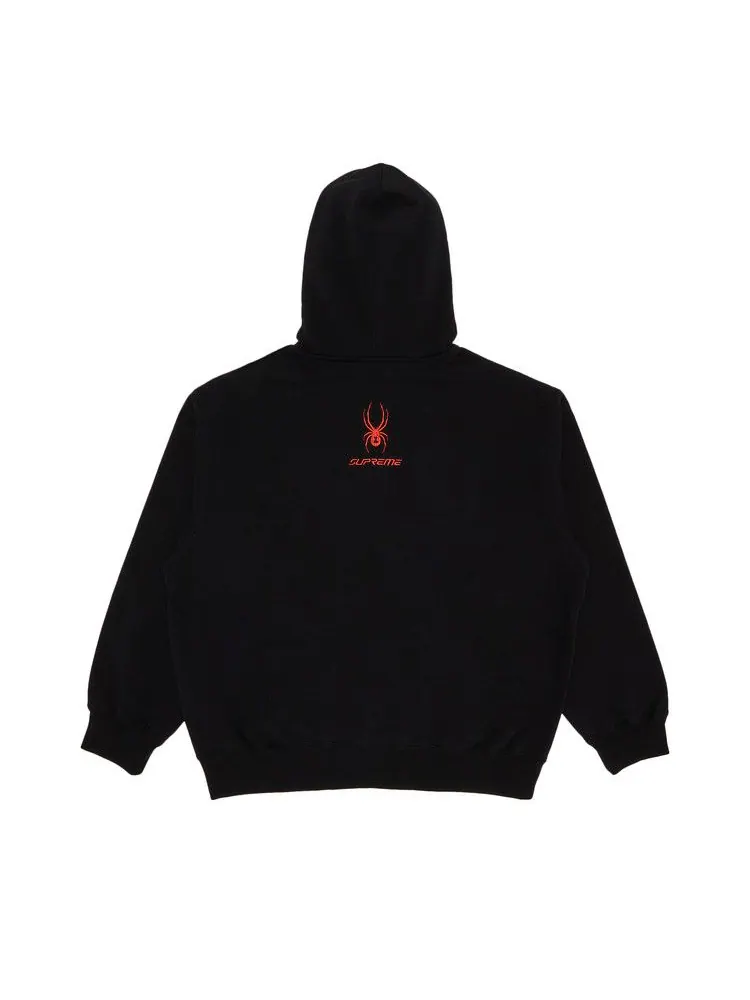 Толстовка Supreme x Spyder Zip Up Hooded Sweatshirt — изображение 2 из 3, черный