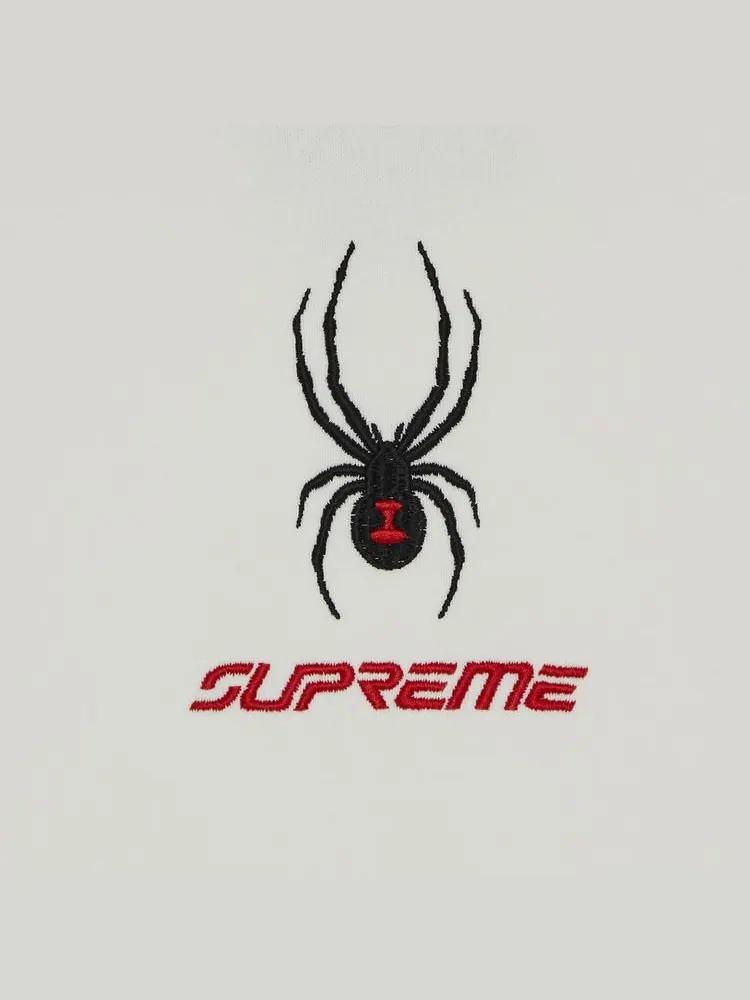 Толстовка Supreme x Spyder Zip Up Hooded Sweatshirt 'White' — изображение 3 из 3, белый