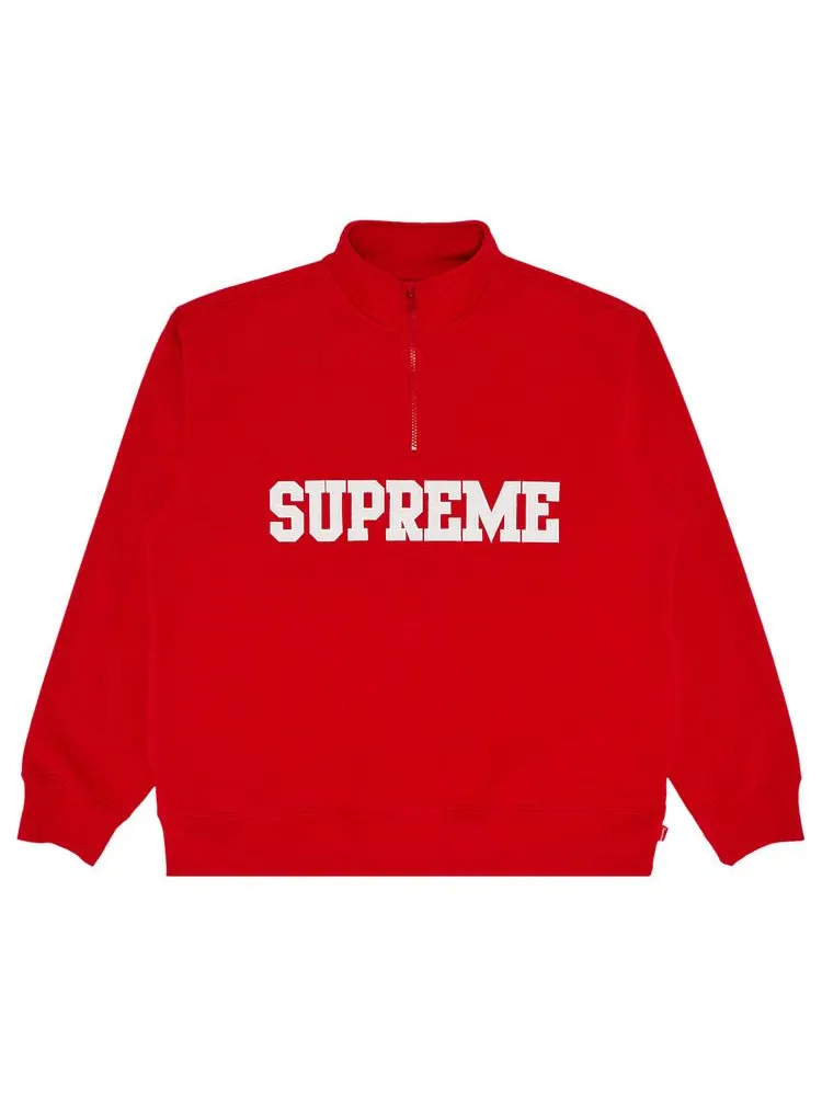 Пуловер Supreme Collegiate Half Zip Pullover — изображение 1 из 3, красный