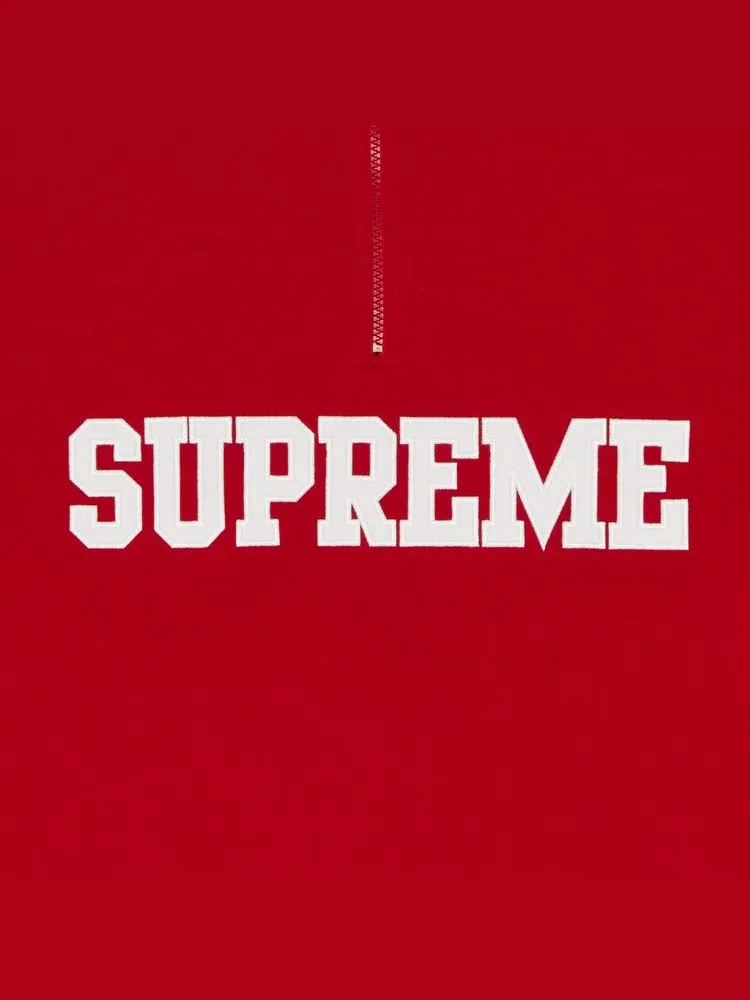 Пуловер Supreme Collegiate Half Zip Pullover — изображение 3 из 3, красный