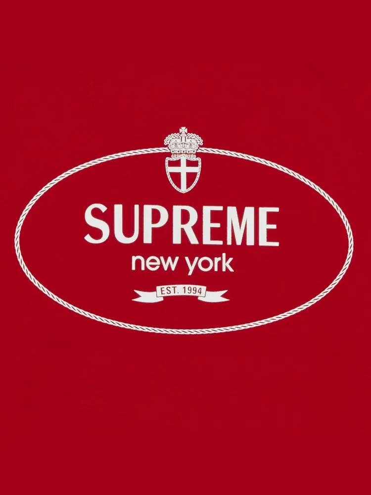 Толстовка Supreme Crest Crewneck — изображение 3 из 3, красный