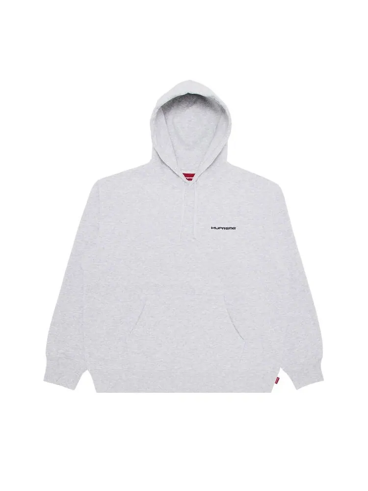 Толстовка Supreme AOI Stacked Hooded Sweatshirt Ash Grey — изображение 1 из 3, серый
