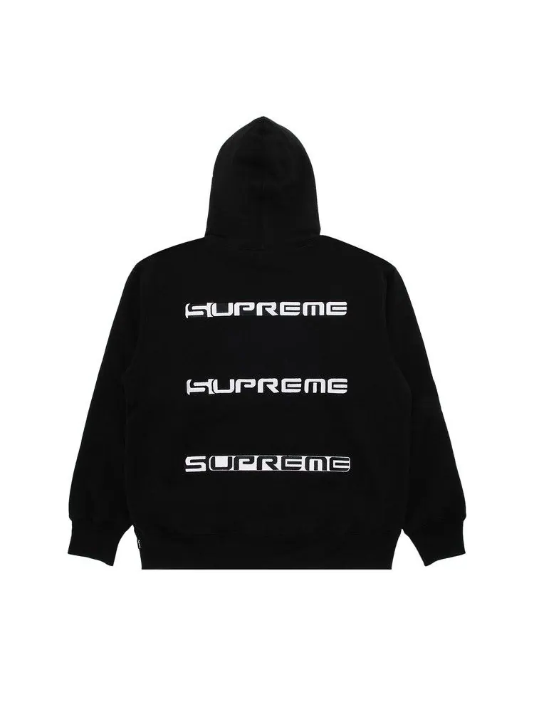 Толстовка Supreme AOI Stacked Hooded Sweatshirt — изображение 2 из 3, черный