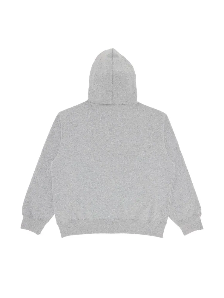 Толстовка Supreme Mister Cartoon Zip Up Hooded Sweatshirt Heather Grey — изображение 2 из 3, серый