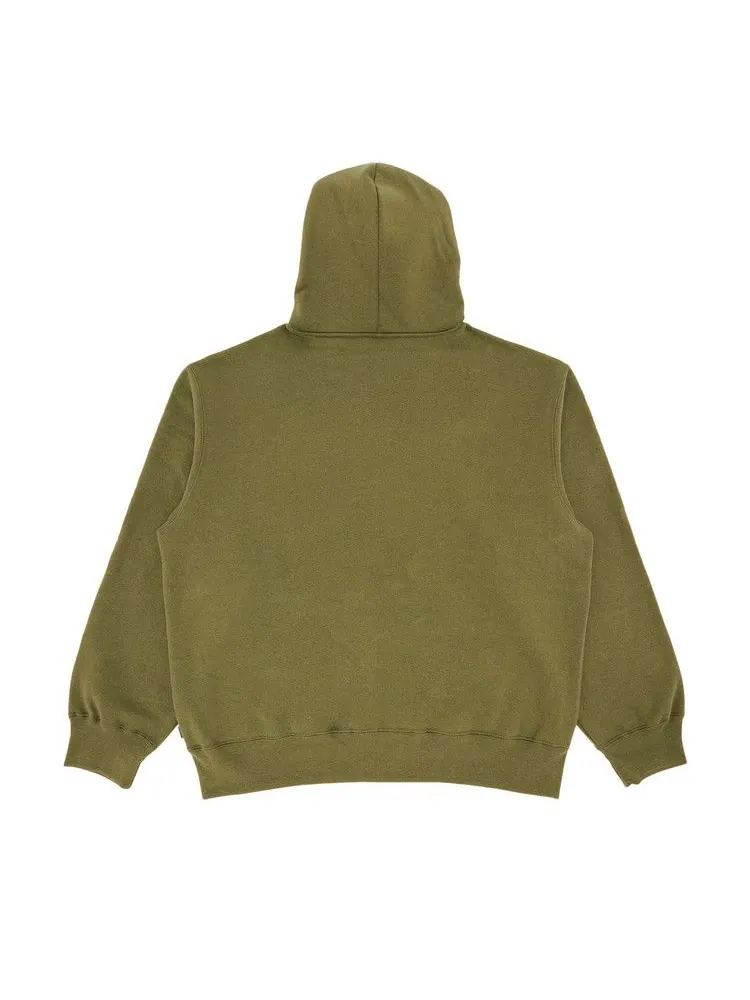 Толстовка Supreme Mister Cartoon Zip Up Hooded Sweatshirt — изображение 2 из 3, светлый оливковый