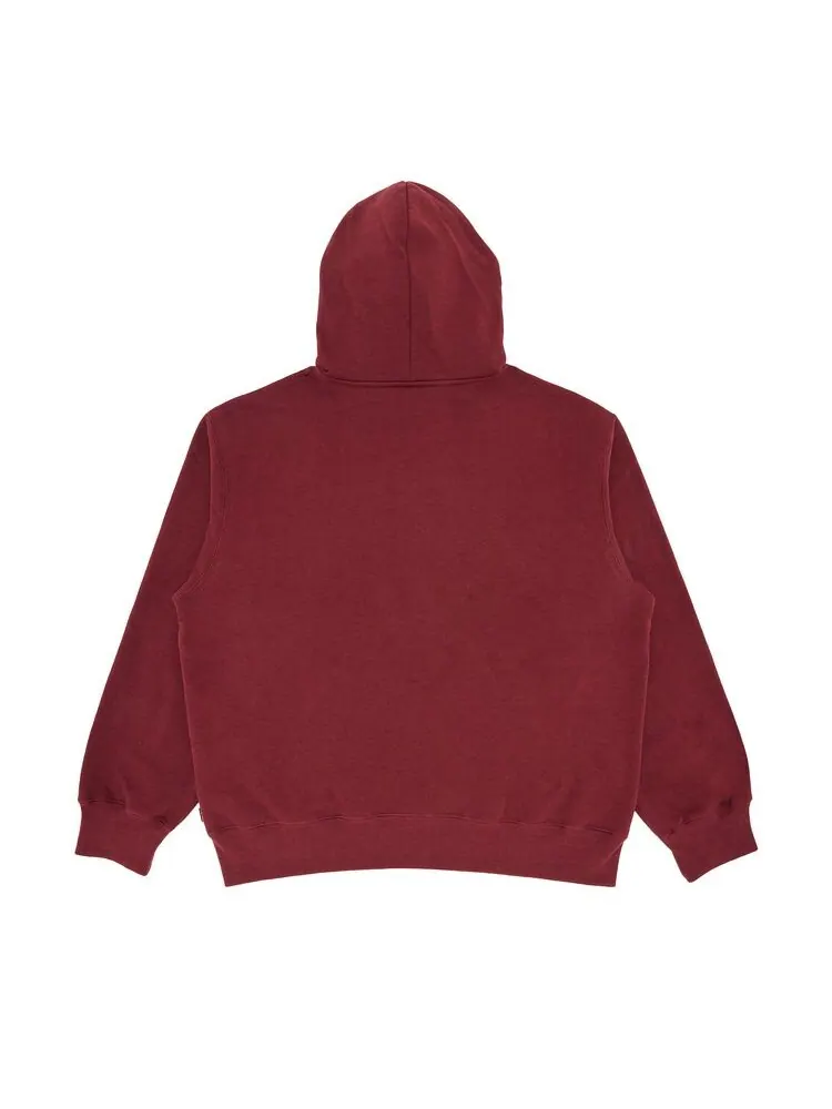 Толстовка Supreme Mister Cartoon Zip Up Hooded Sweatshirt Plum — изображение 2 из 3, сливавый