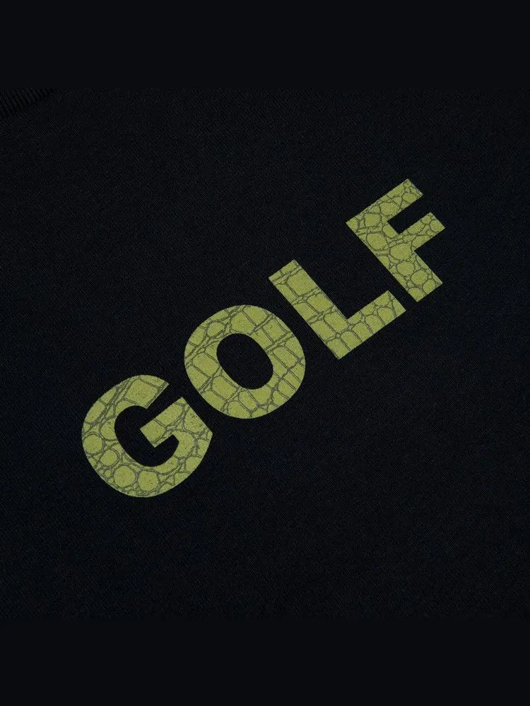 Футболка GOLF WANG Alligator Logo Tee — изображение 3 из 3, черный