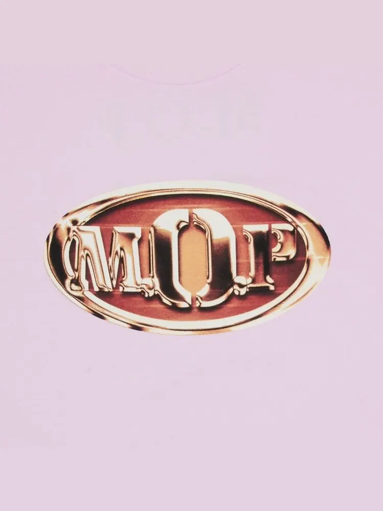 Футболка Supreme M.O.P. Tee Light Pink — изображение 3 из 3, розовый