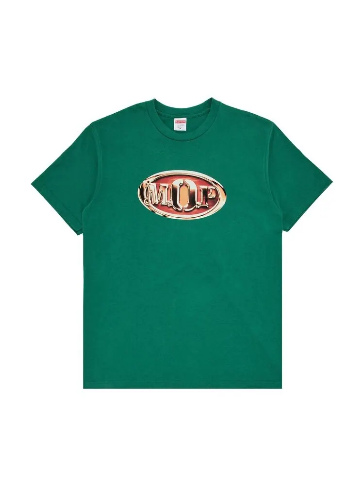 Футболка Supreme M.O.P. Tee Light Pine — изображение 1 из 3, зеленый