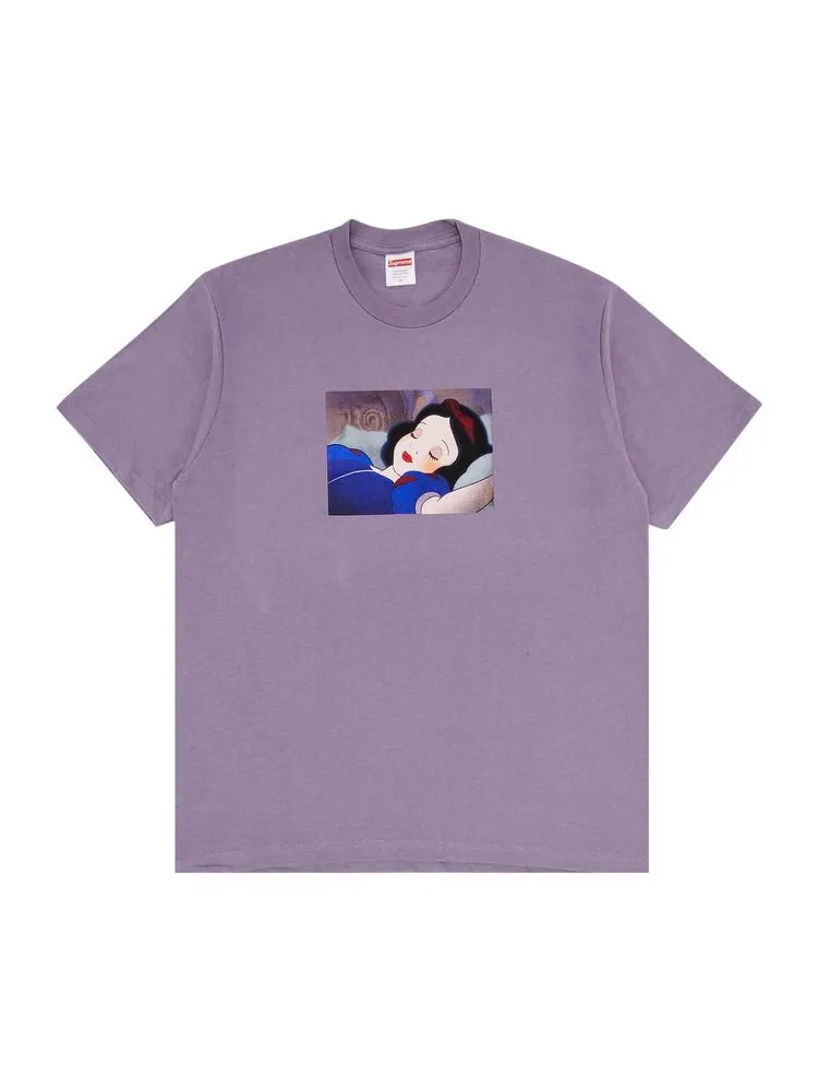 Футболка Supreme Snow White Tee Dusty Purple — изображение 1 из 3, фиолетовый