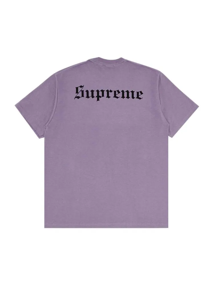 Футболка Supreme Snow White Tee Dusty Purple — изображение 2 из 3, фиолетовый