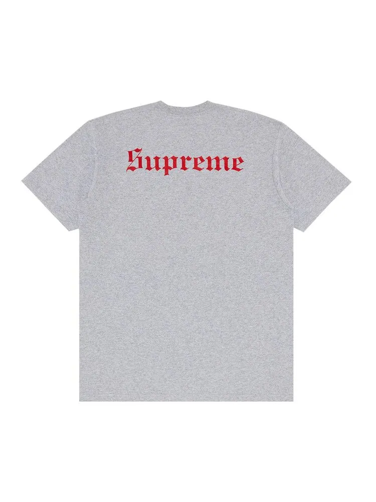 Футболка Supreme Snow White Tee — изображение 2 из 3, серый
