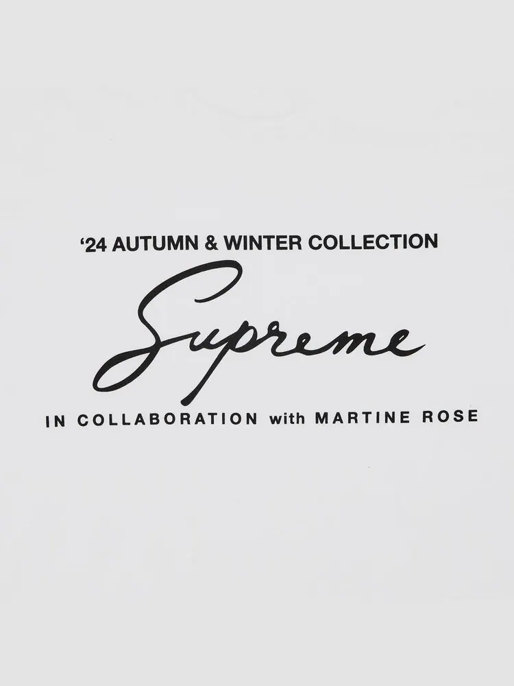 Футболка Supreme x Martine Rose Tee White — изображение 2 из 2, белый