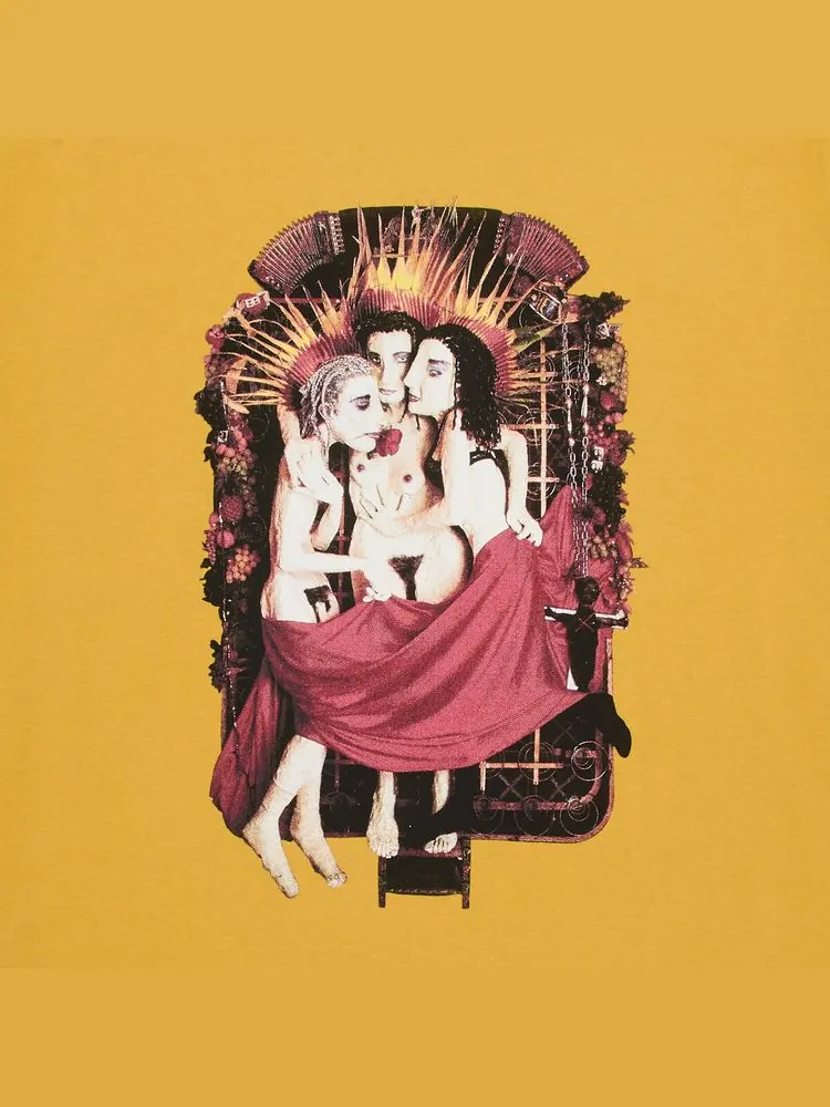 Футболка Supreme x Jane's Addiction Ritual Tee 'Mustard' — изображение 3 из 3, желтый