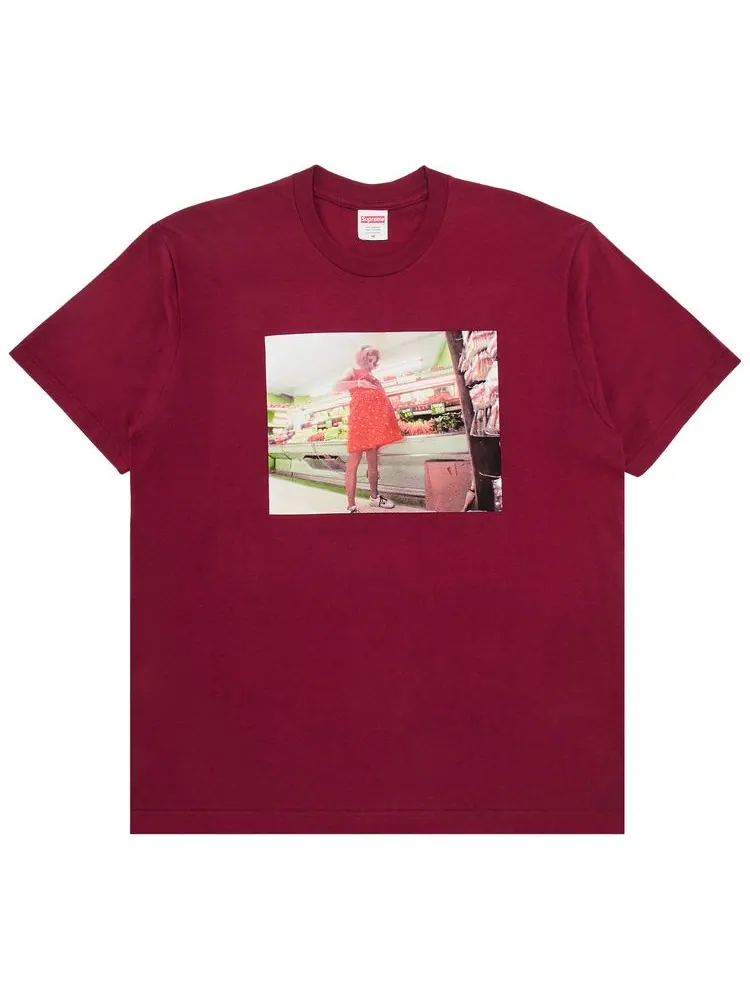 Футболка Supreme x Jane's Addiction Stealing Tee 'Cardinal' — изображение 1 из 3, красный