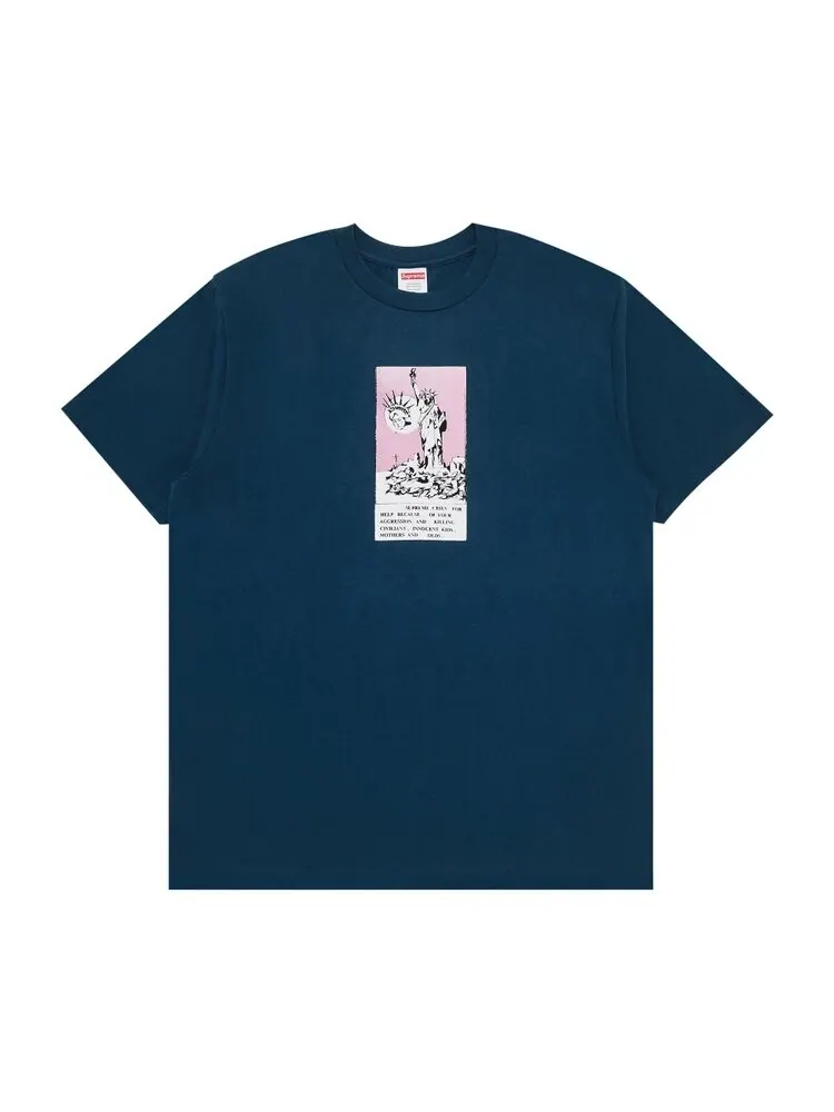 Футболка Supreme Liberty Tee — изображение 1 из 2, индиго