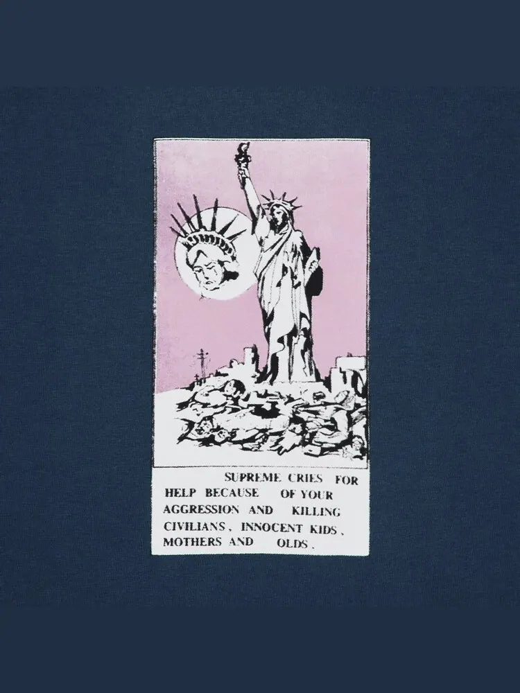 Футболка Supreme Liberty Tee — изображение 2 из 2, индиго