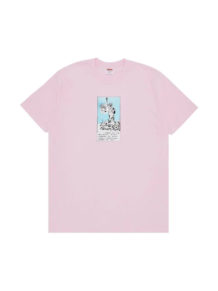 Футболка Supreme Liberty Tee — изображение 1 из 2, розовый