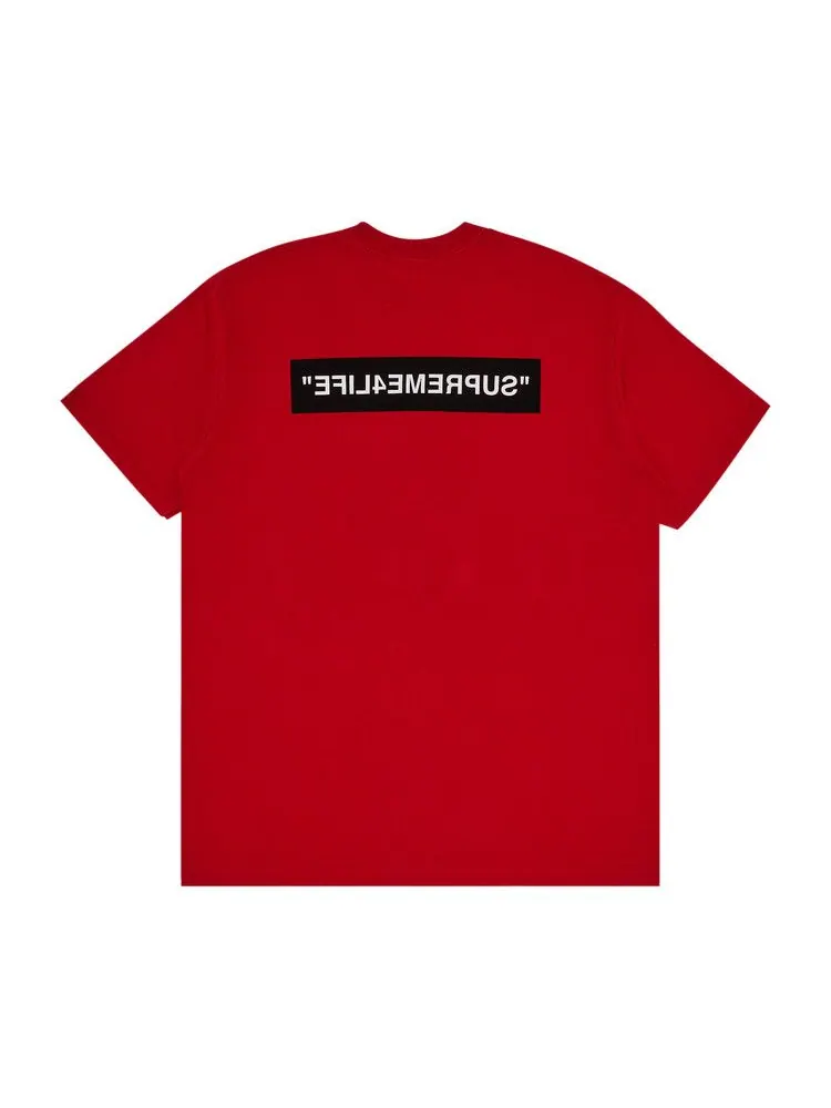 Футболка Supreme 4 Life Tee — изображение 2 из 3, красный