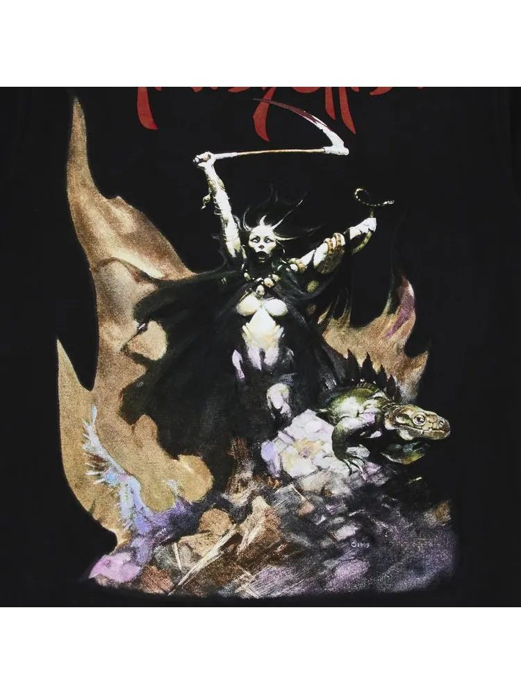 Футболка Supreme x Frank Frazetta Woman With Scythe Tee 'Black' — изображение 3 из 3, черный