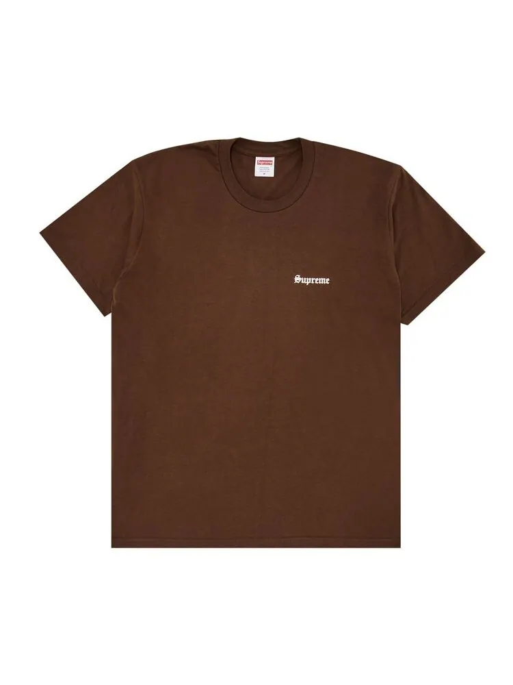 Футболка Supreme x Frank Frazetta Woman With Scythe Tee Brown — изображение 2 из 3, коричневый