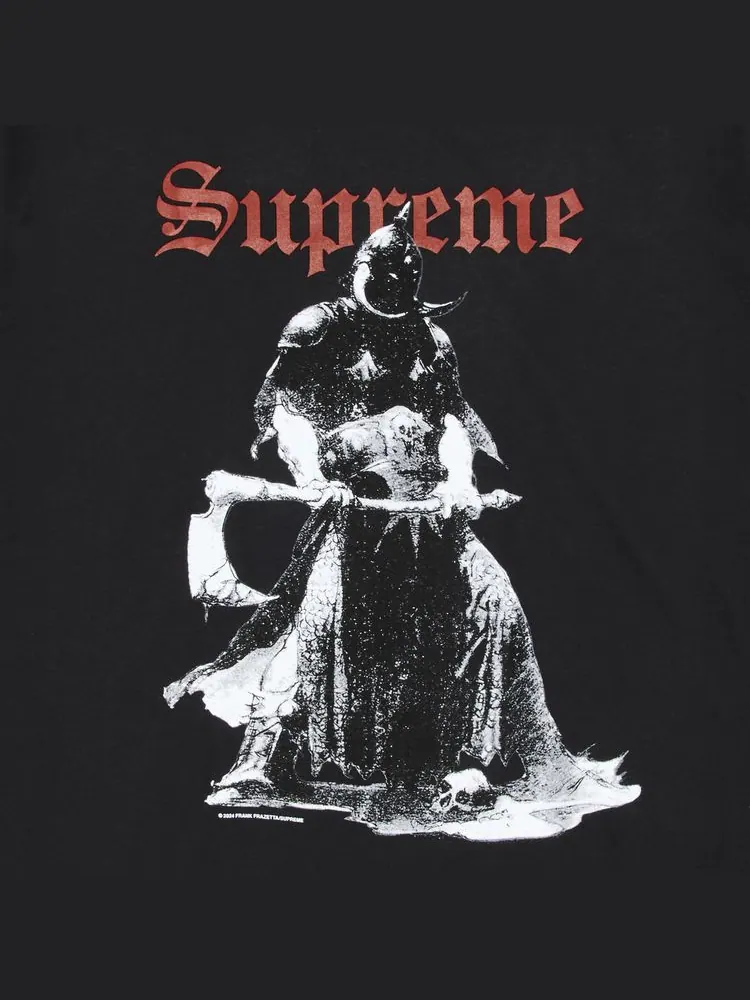 Футболка Supreme x Frank Frazetta Destruction Tee — изображение 2 из 2, черный