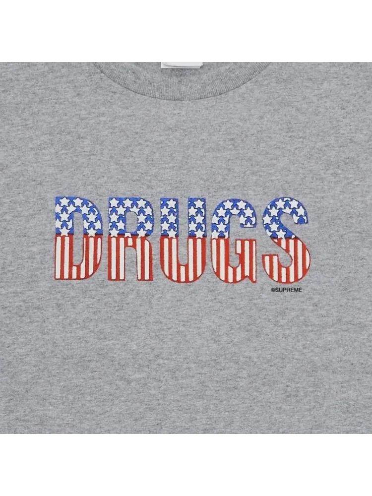 Футболка Supreme Drugs Tee — изображение 2 из 2, серый